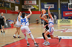 Basketball Superliga 2024/25, Supercup 1.Runde, DBB Wels vs Basket Flames Women,

