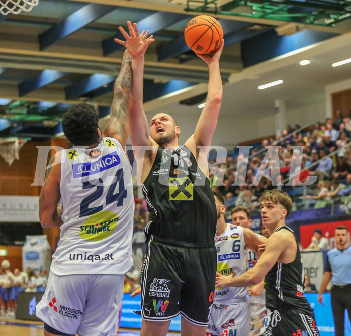 Basketball Superliga 2023/24, 3.Plazierungsrunde Gmunden Swans vs. Flyers Wels


