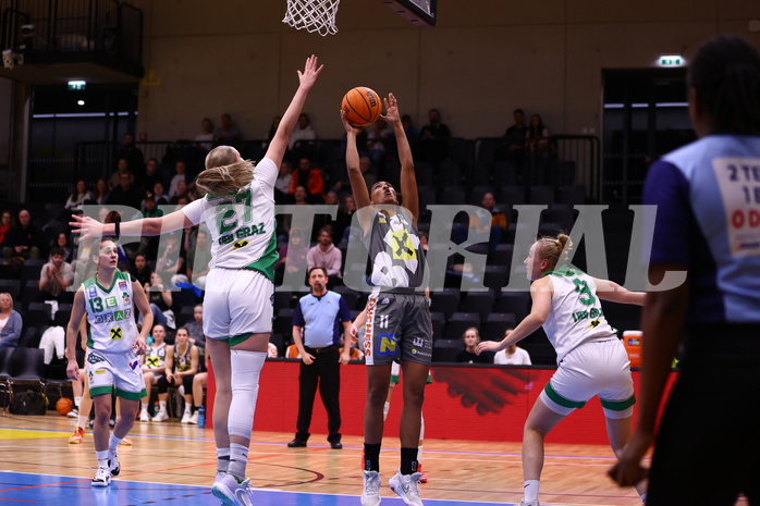 23.03.2024, Graz, Raiffeisen Sportpark, Basketball Damen Superliga 2023/24, Semifinale, Spiel 2, UBI Holding Graz - BK Raiffeisen Duchess Klosterneuburg,  