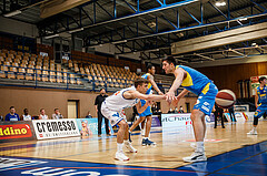 Basketball, bet-at-home Basketball Superliga 2020/21, Platzierungsrunde, 8. Runde, Oberwart Gunners, SKN St. Pölten, Jonathan Knessl (12)
