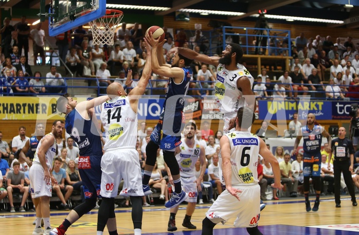 Basketball ABL 2017/18, Playoff Finale Spiel 6 Gmunden Swans vs. Kapfenberg Bulls


