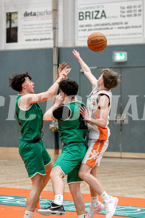 29.03.2025 Österreichischer Basketballverband 2024/25, SLMU16, Basket Dukes vs. KOS Celovec