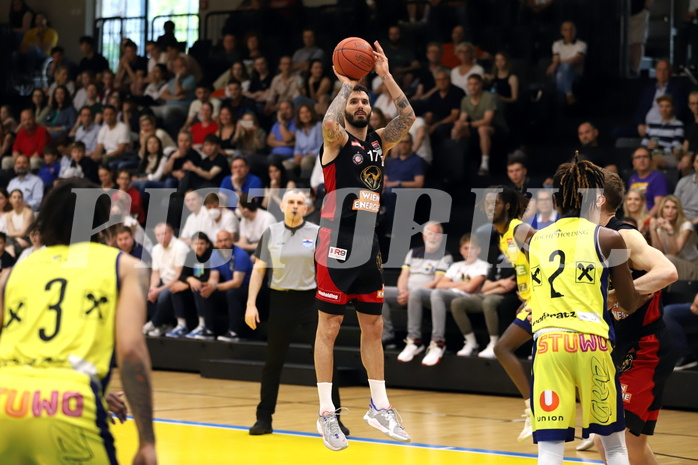 Basketball Superliga 2021/22, Playoffs, Halbfinale Spiel 2, UBSC Raiffeisen Graz vs BC GGMT Vienna