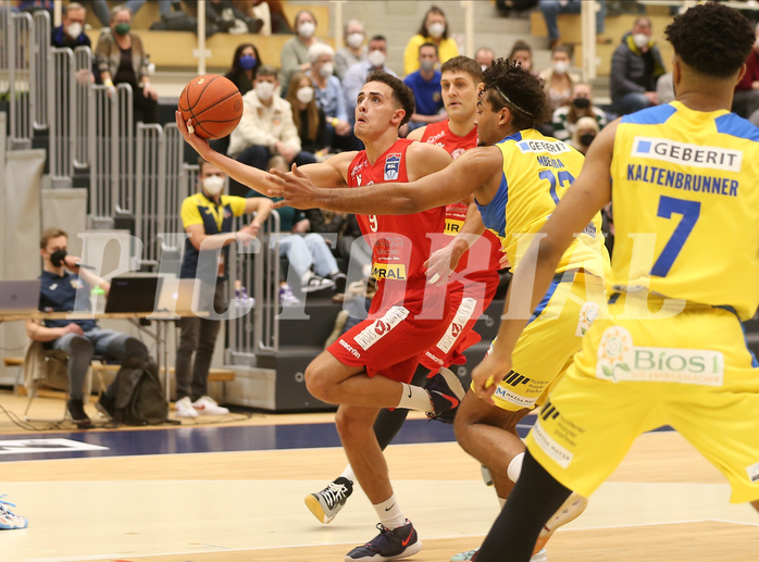 Basketball Superliga 2021/22, Grunddurchgang 17.Runde SKN St.Pölten vs. Traiskirchen Lions


