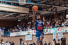 Basketball, Basketball Superliga 2023/24 , Qualifikationsrunde 4, Oberwart Gunners, BBC Nord Dragonz, Austen Awosika (10)