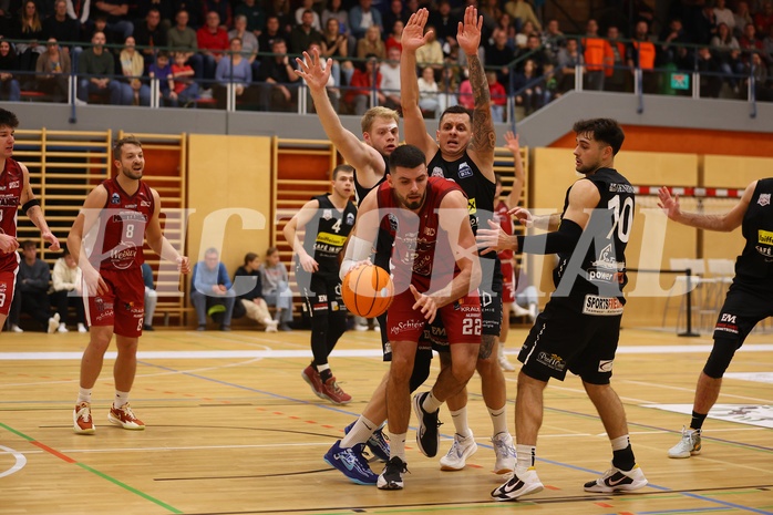 Basketball Zweite Liga 2024/25, Grunddurchgang 7.Runde Mistelbach Mustangs vs. Mattersburg Rocks


