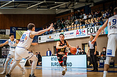 Basketball, bet-at-home Basketball Superliga 2021/22, Platzierungsrunde Spiel 10, Oberwart Gunners, BC GGMT Vienna, Mustafa Hassan Zadeh (55)