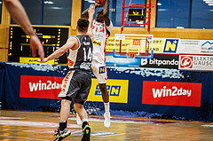 Basketball, win2day Basketball Superliga 2024/25, Playoff Viertelfinale 2. Spiel, Traiskirchen Lions, Klosterneuburg Dukes, Cedric Russell (0)
