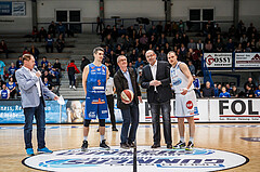 Basketball, Admiral Basketball Superliga 2019/20, Platzierungsrunde 1.Runde, Oberwart Gunners, Kapfenberg Bulls, Ehrenaufwurf