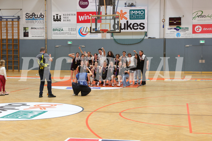 Superliga 2022/23, WU19 Finale, Siegerehrung Basketduchess Klosterneuburg vs. Vienna United


