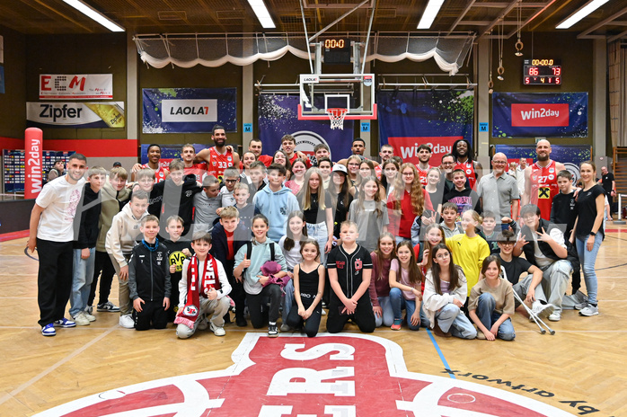 Basketball, Superliga 2024/25, Plazierungsrunde 5.Runde, Flyers Wels vs. Gmunden Swans,
