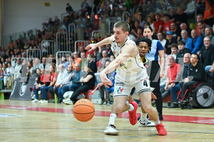 Win2Day Basketball Superliga 2023/24, Playoff, Viertelfinale Spiel 3, Flyers Wels vs UBSC Graz