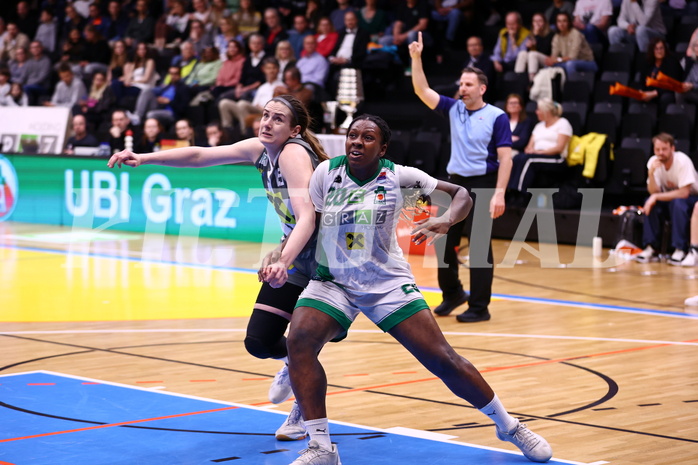 17.04.2025, Graz, Raiffeisen Sportpark, Basketball Damen Superliga 2024/25, Finale Spiel 3, UBI Graz vs. Klosterneuburg Duchess,  