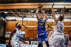 Basketball, bet-at-home Basketball Superliga 2020/21, Grunddurchgang 14. Runde, Oberwart Gunners, Gmunden Swans, Daniel Dolenc (15)