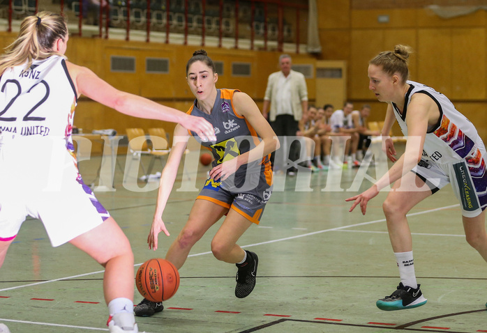 Basketball Damen Superliga 2021/22, Grundducrhgang 11.Runde Vienna United vs. Klosterneuburg Duchess


