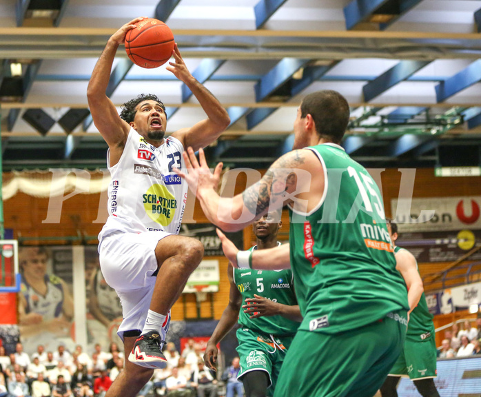 Basketball Superliga 2022/23, Playoff,  Viertelfinale Spiel 1 Gmunden Swans vs. Kapfenberg Bulls