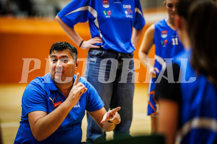 Basketball, Win2Day Basketball Damen Superliga 2023/24, Grunddurchgang 2.Runde, Vienna Timberwolves, DBB LZ OÖ, Damir Kuranovic (Head Coach)