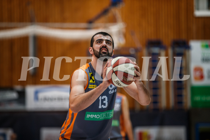 Basketball, Admiral Basketball Superliga 2019/20, Grunddurchgang 16.Runde, Oberwart Gunners, Klosterneuburg Dukes, Edin Bavcic (13)