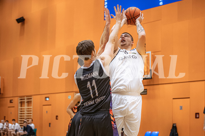Basketball, Basketball Zweite Liga 2022/23, Grunddurchgang 12.Runde, Basket Flames, Vienna United, Nikolas Susa (8)