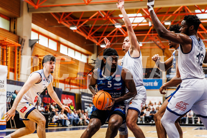 Basketball, win2day Basketball Superliga 2024/25, Playoffs Finale 2. Spiel
, BBC Nord Dragonz, Oberwart Gunners, Siegfried Reid (5)