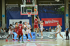 Basketball, Superliga 2024/25, Grunddurchgang 5.Runde, Flyers Wels vs. BC Vienna,
