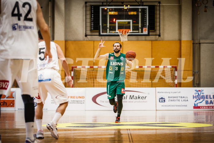 Basketball, Basketball Zweite Liga, Grunddurchgang 15.Runde, Mattersburg Rocks, Dornbirn Lions, Panagiotis Zaraidonis (3)