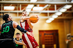 Basketball, Basketball Zweite Liga 2023/24, Playoff, Finale Spiel 1, Mistelbach Mustangs, Union Deutsch Wagram Aligators, Jan Kozina (8)