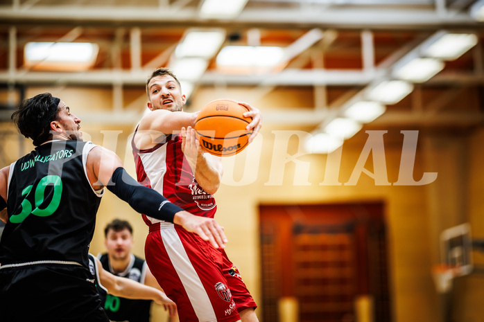 Basketball, Basketball Zweite Liga 2023/24, Playoff, Finale Spiel 1, Mistelbach Mustangs, Union Deutsch Wagram Aligators, Jan Kozina (8)
