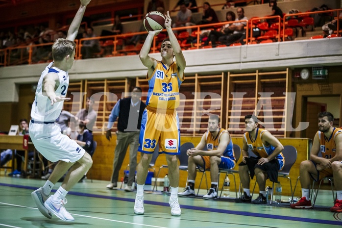 Basketball, 2.Bundesliga, Grunddurchgang 5.Runde, Mattersburg Rocks, Mistelbach Mustangs, Goran Simic (33)