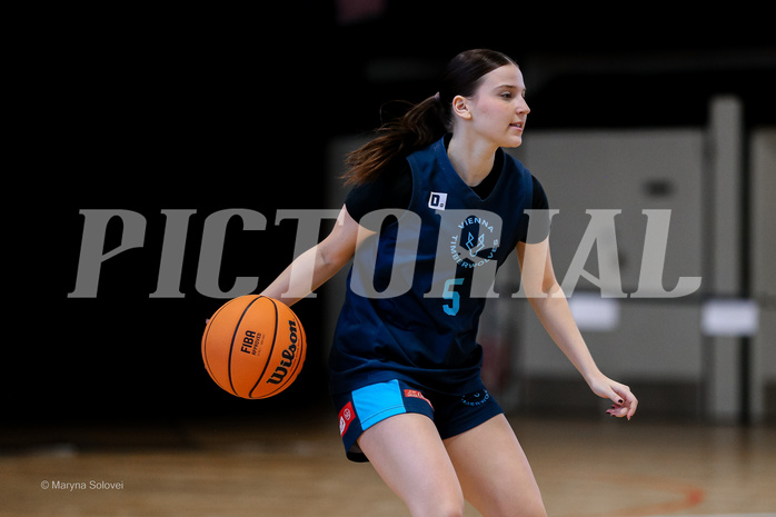 15.02.2025 Österreichischer Basketballverband 2024/25, SLWU19, Basket Flames UNION vs. Vienna Timberwolves
