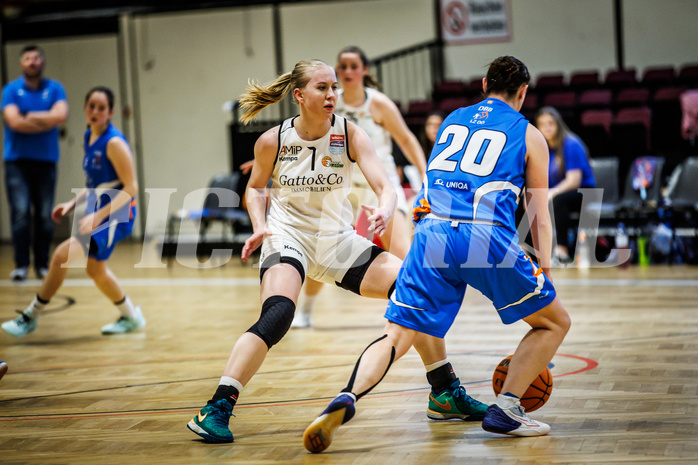 Basketball, Win2Day Basketball Damen Superliga 2023/24, Grunddurchgang 12.Runde, Basket Flames, DBB LZ OÖ, Isabelle Fleischanderl (7), Eva Pichler (20)