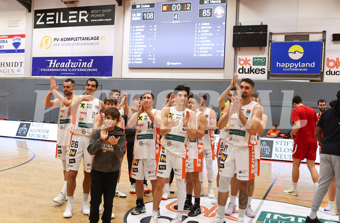 Basketball Superliga 2024/25, Grunddurchgang 15.Runde Klosterneuburg Dukes vs. BC Vienna



