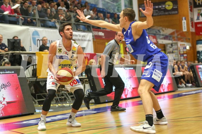 29.10.2017 Basketball ABL 2017/18 Grunddurchgang 6. Runde Gmunden Swans vs Oberwart Gunners
