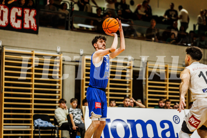 Basketball, Basketball Zweite Liga 2024/25, Grunddurchgang 2.Runde, Mattersburg Rocks, Kufstein Towers, Sebastian Lesny (34)