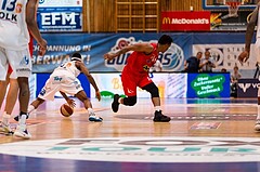 Basketball, ABL 2016/17, Playoff HF Spiel 5, Oberwart Gunners, WBC Wels, Derek Jackson Jr. (6)