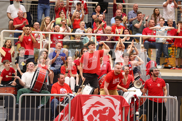 Basketball Superliga 2023/24, Playoff, Viertelfinale Spiel 4 SKN St. Pölten vs. Traiskirchen Lions


