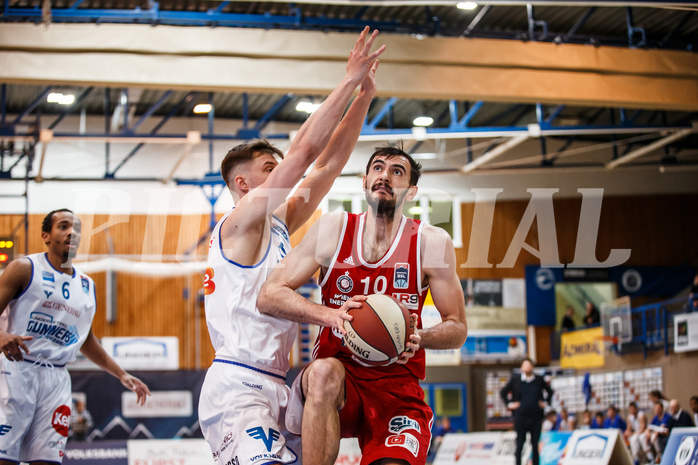 Basketball, Admiral Basketball Superliga 2019/20, Grunddurchgang 14.Runde, Oberwart Gunners, BC Vienna, Anton Shoutvin (10)