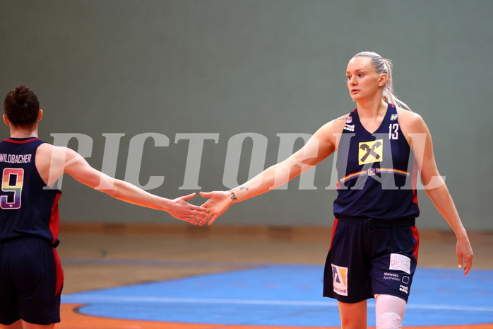20.03.2024, Graz, Unionhalle A, Basketball Damen Superliga 2023/24, Semifinale, UBSC-DBBC Graz - SKN St. Pölten Frauen,  