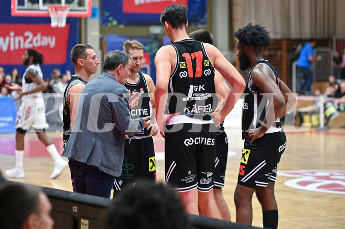 Basketball, Superliga 2024/25, Grunddurchgang 9.Runde, Flyers Wels vs. Fürstenfeld Panthers,