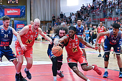Basketball Superliga 2024/25, Playoff, Viertelfinale Spiel 1, Flyers Wels vs BBC Nord Dragonz,

