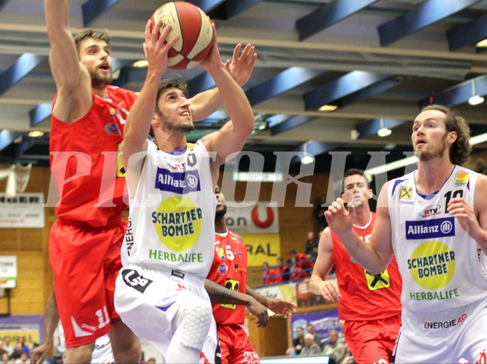 Basketball ABL 2015/16 Grunddurchgang 7.Runde Gmunden Swans vs. WBC Wels