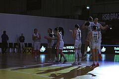 04.02.2024, Graz, Raiffeisen Sportpark, Basketball Damen Superliga 2023/24, Grunddurchgang 11.Runde, UBSC-DBBC Graz - SKN St. Pölten Frauen ,  