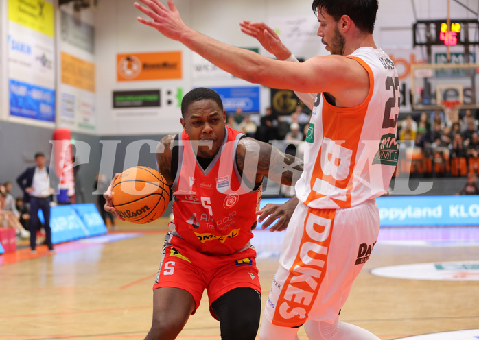 Basketball Superliga 2023/24, 2.Plazierungsrunde Klosterneuburg Dukes vs. Traiskirchen Lions