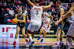 Basketball, Win2Day Superliga 2023/24, Grunddurchgang 4.Runde, BC Vienna, Flyers Wels, Dejan Kovacevic (17)