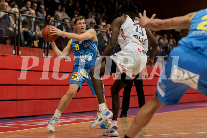 Basketball, Basketball Superliga 2022/23, Grunddurchgang Runde 18, Kapfenberg Bulls, SKN St. P