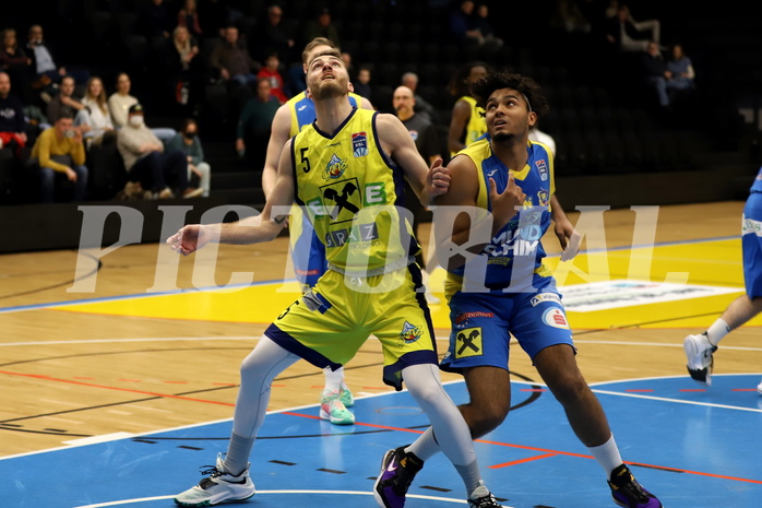 Basketball Superliga 2021/22, 1. Platzierungsrunde, UBSC Raiffeisen Graz vs. SKN St. Pölten Basketball 