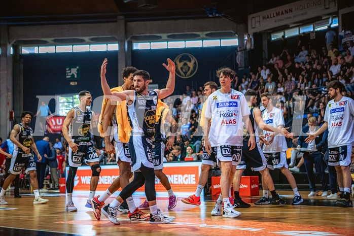 Basketball, Win2Day Superliga 2022/23, Playoff, Finale Spiel 4, BC Vienna, Gmunden Swans, 