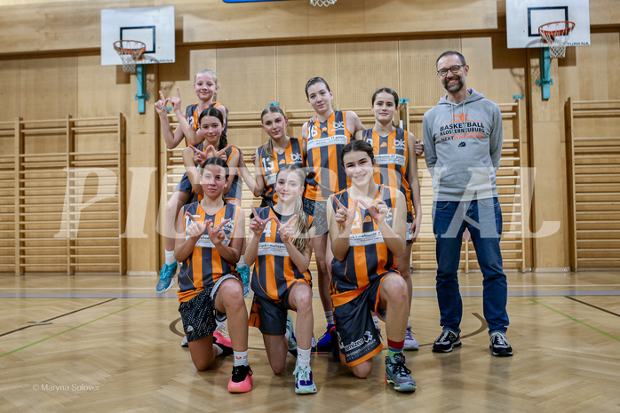 22.02.2025 Österreichischer Basketballverband 2024/25, SLWU14 Basket Flames UNION vs Basket Duchess
