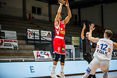 Basketball, bet-at-home Basketball Superliga 2020/21, Grunddurchgang, 18. Runde, Oberwart Gunners, Traiskirchen Lions, Shawn L. Ray (6)