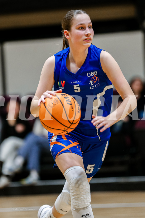 01.03.2025 Österreichischer Basketballverband 2024/25, SLWU19 Vienna United vs. DBB Basketgirls Wels